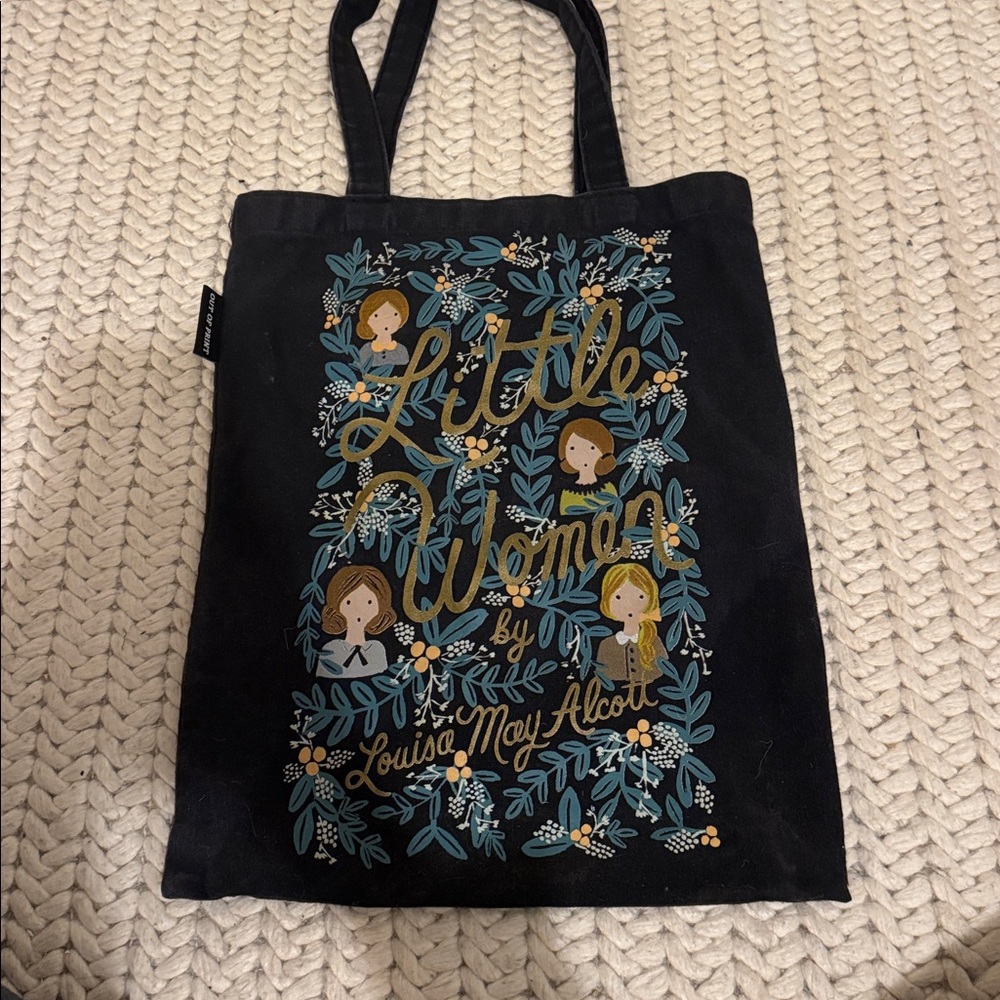 Black Little Women Tote Bag